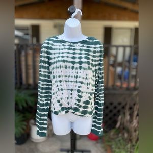 PINK Tie Dye Long-sleeve Tee